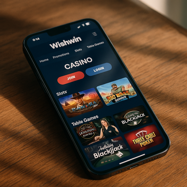 Wishwin Casino - Mobile Platform - Responsive Gaming